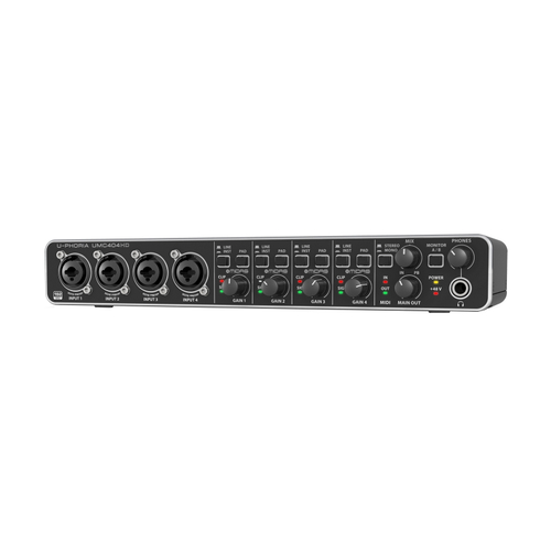 BEHRINGER UMC404HD - аудиоинтерфейс USB/MIDI , 4 входа, 4 выхода