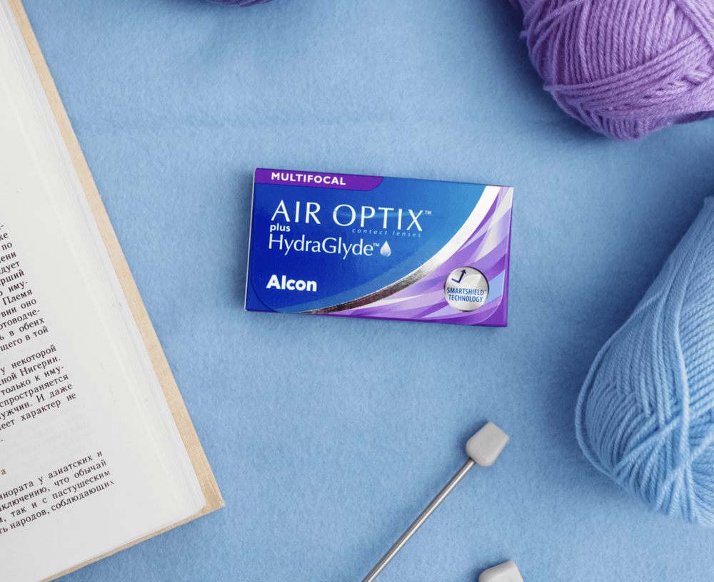 Контактные линзы Air Optix Aqua MultiFocal plus HydraGlyde купить в интернет магазине Линзынадом24.рф