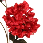 Искусственные цветы «FLOWERS GLAMOUR» 70см Гортензии 3 цветка красные