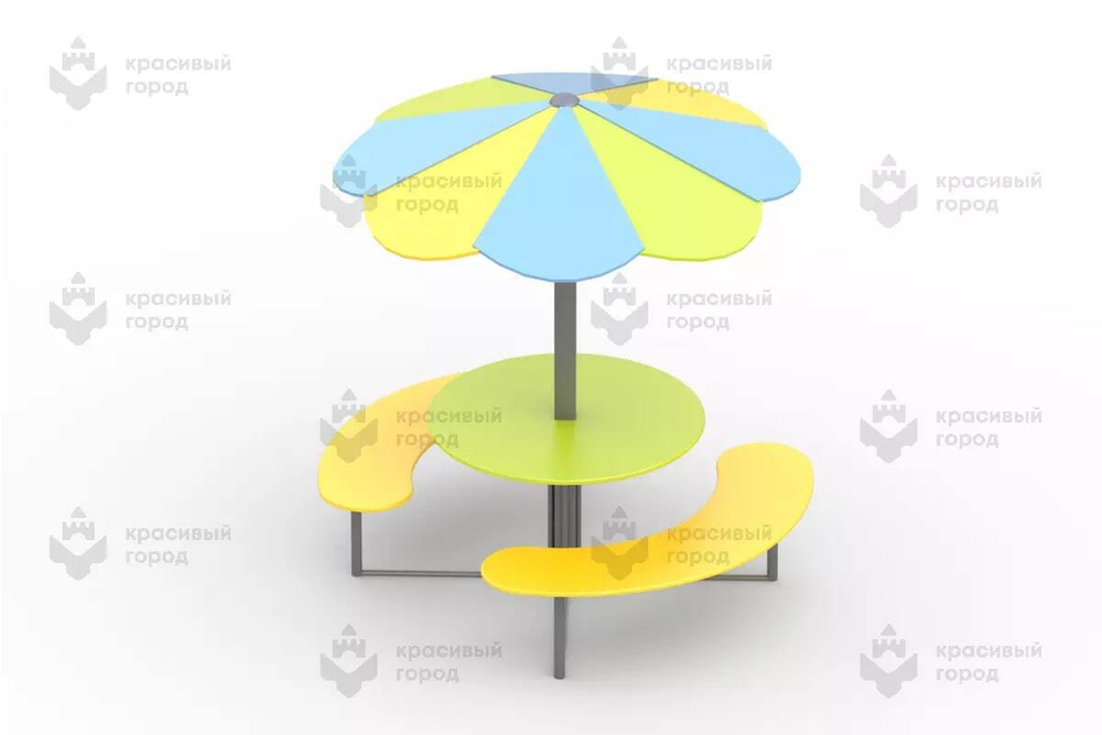 Столик с навесом Грибок