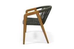 "Будапешт" стул из искусственного ротанга, цвет темно-серый