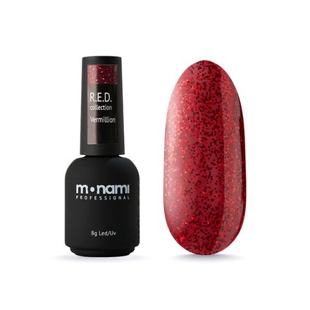 Monami R.E.D гель-лак Vermillion, 8мл