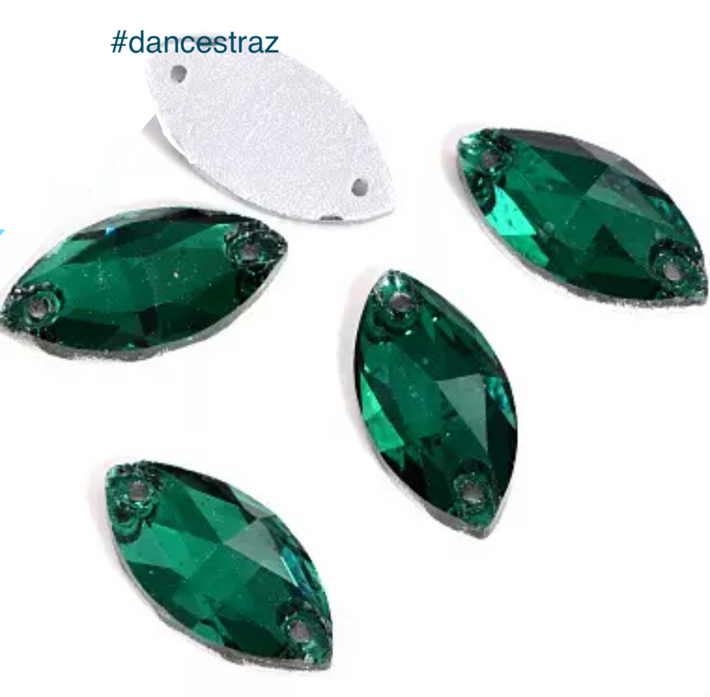 Стразы пришивные, Horse Eye, Blue Zircon, A3-P14, 9*18mm, (500 ea/pkg), A3 (F2)