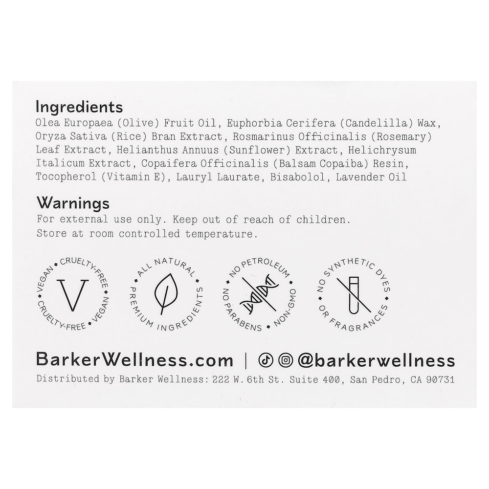 Barker Wellness Co, бальзам для макияжа, 120 мл (4 унции)