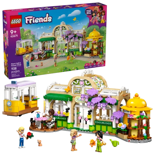 Конструктор LEGO Friends 42671 Кафе и цветочный магазин Плант