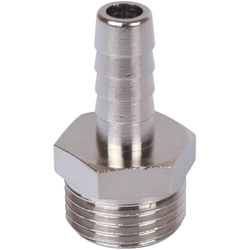 Штуцер НР никелированный 1/2"x10 STOUT