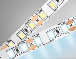 Ambrella Светодиодная лента Ambrella Light GS1103 2835 120Led /9.6W m/ 12V IP20 6500K 5m/кратность резки 25mm LED Strip 12V GS1103