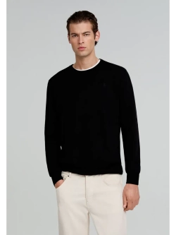 Пуловер из хлопка с добавлением кашемира