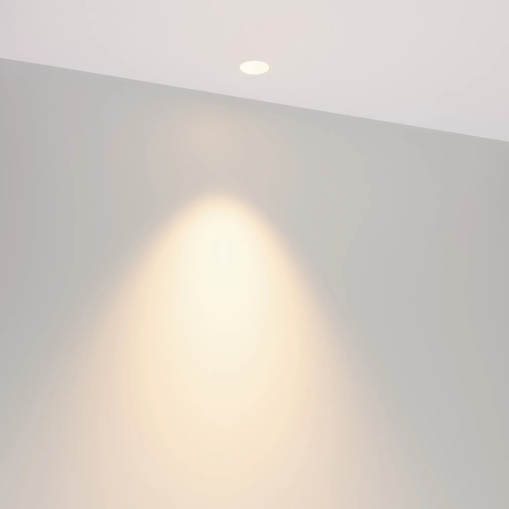 Светильник MS-INVISIO-TRIMLESS-R35-5W Warm3000 (WH-WH, 36 deg, 230V) (Arlight, IP54 Металл, 5 лет) 059160