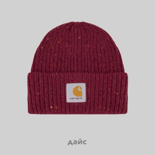 Шапка Carhartt WIP Anglistic Beanie артикул:I013193_malbec - купить в магазине Дайс