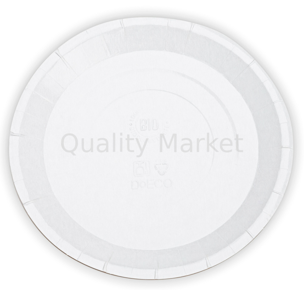 Тарелка бумажная ECO PLATE 230 WB (100шт/600шт)