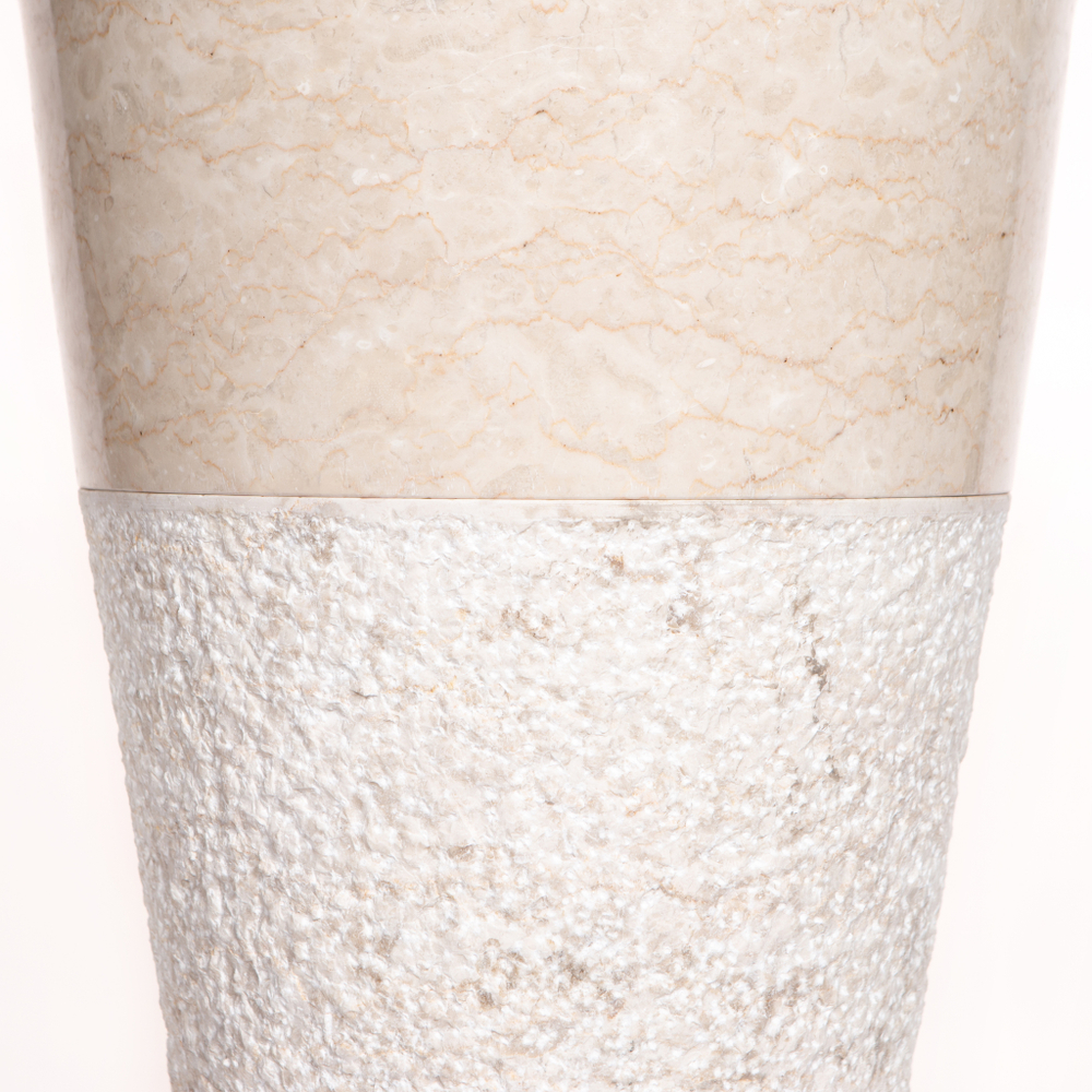 Раковина напольная из мрамора Pedestal MN-63219 40*40*90