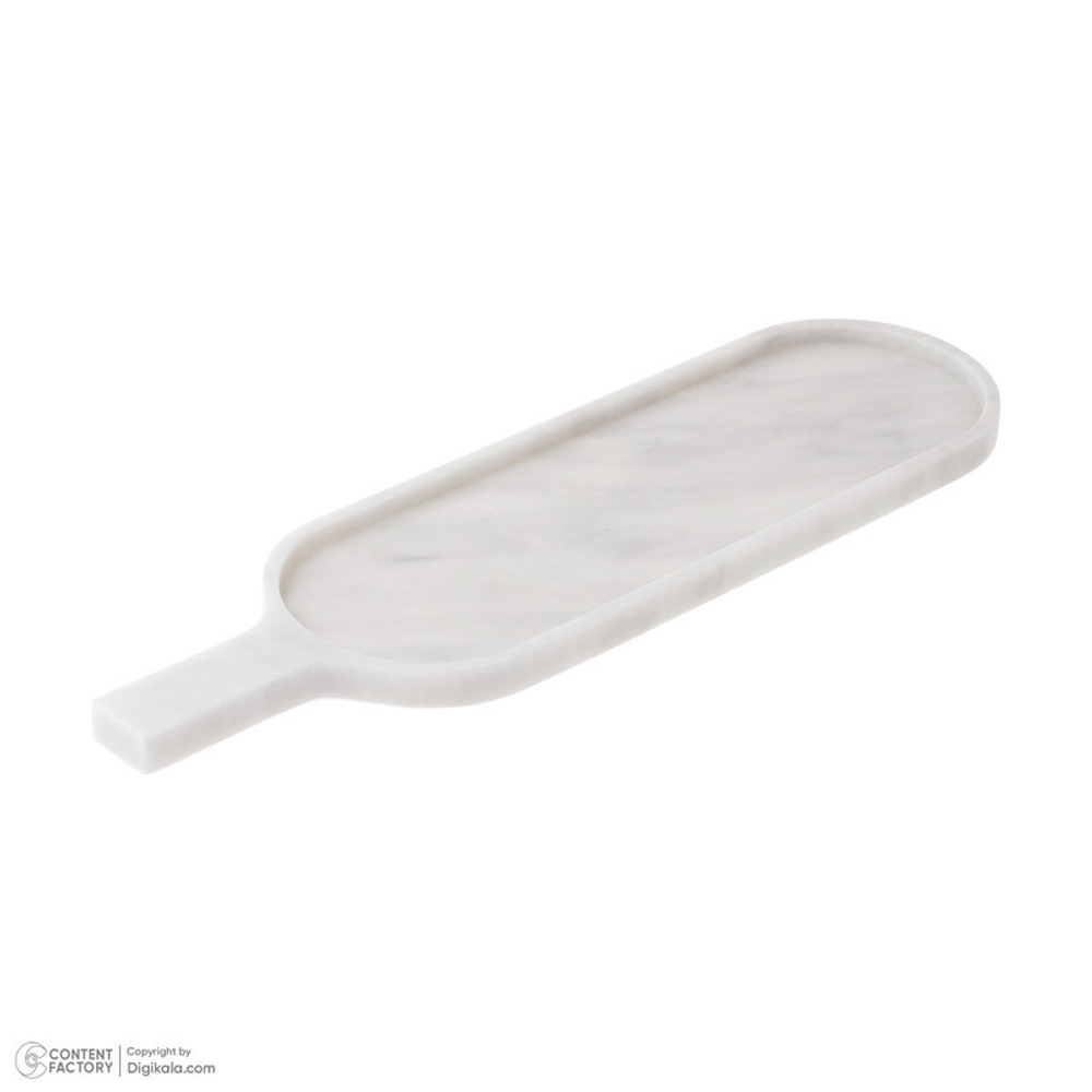 Поднос из натурального камня Azna Crystal White Marble код 8-3 237 для сервировки и подачи Иран