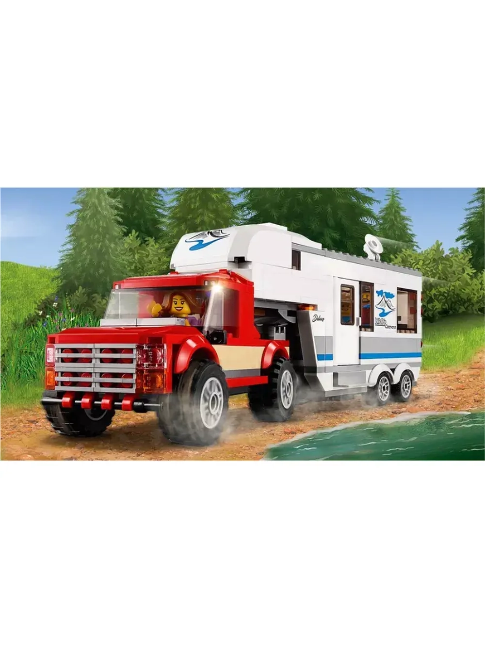 Конструктор Сити Дом на колесах 344 детали