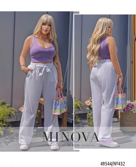 Брюки 432-белый Minova Фото 1