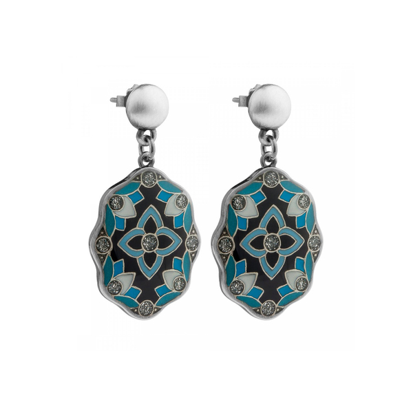 Серьги Clara Bijoux Лилия A76386 BL