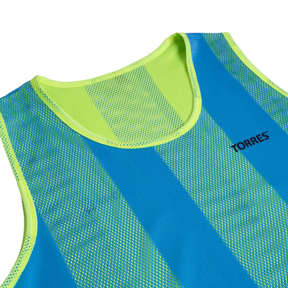 Манишка детская TORRES двухсторонняя, TR11950Y/B, р.Jr, тренировочная, полиэстер, жёлт-синий