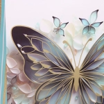 Пакет подарочный «Бабочка» 26*32*10 см, микс