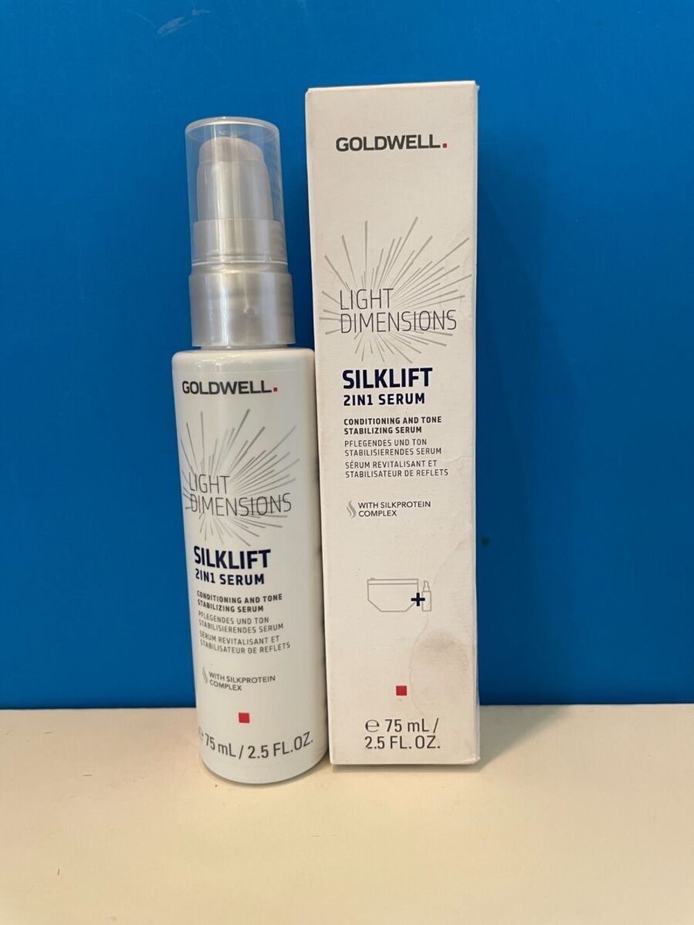 Goldwell Light Dimensions Silklift - Ультраконцентрированная сыворотка для стабилизации тона, 2 в 1, 75 мл