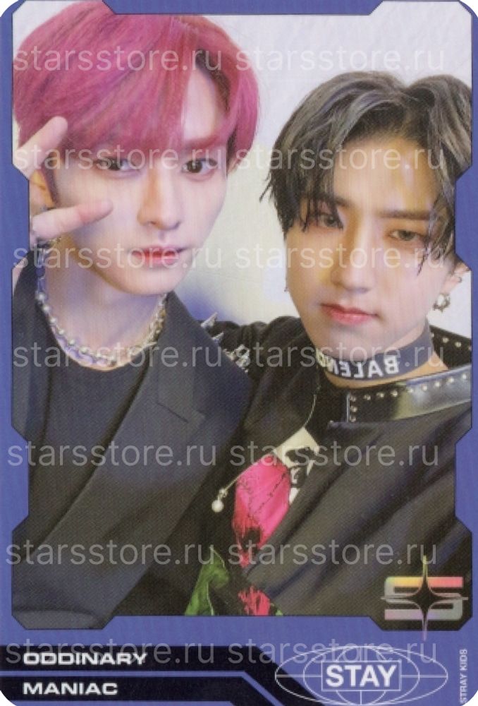 Фотокарта юнитная Lee Know & Han STRAY KIDS - ODDINARY Фотокарта юнитная Lee Know & Han STRAY KIDS - ODDINARY