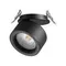 358783 SPOT NT21 458 черный Светильник встраиваемый светодиодный IP20 LED 25W 4000K 2200Лм 100-265V GRODA