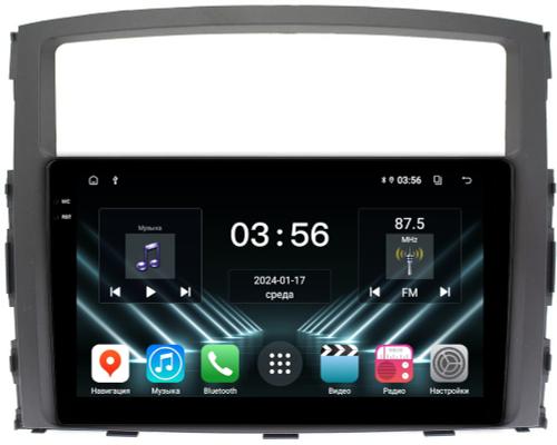 Магнитола для Mitsubishi Pajero 4 2006-2022 - FarCar S280 монитор 9.5" IPS на Android 13, CarPlay