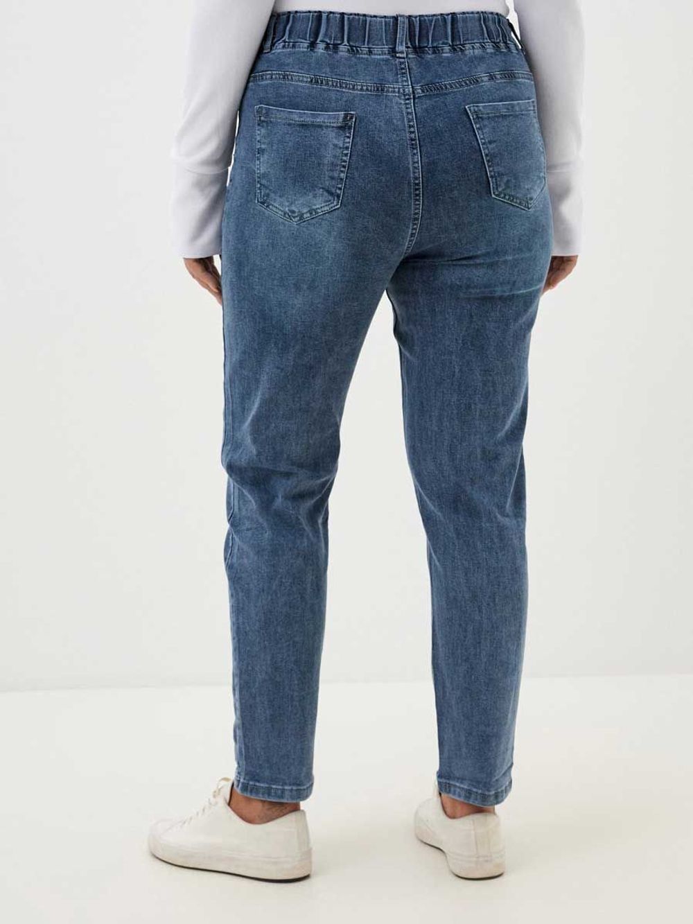 Джинсы на резинке больших размеров