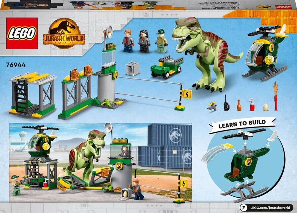 Конструктор LEGO Jurassic World 76944 Побег тираннозавра