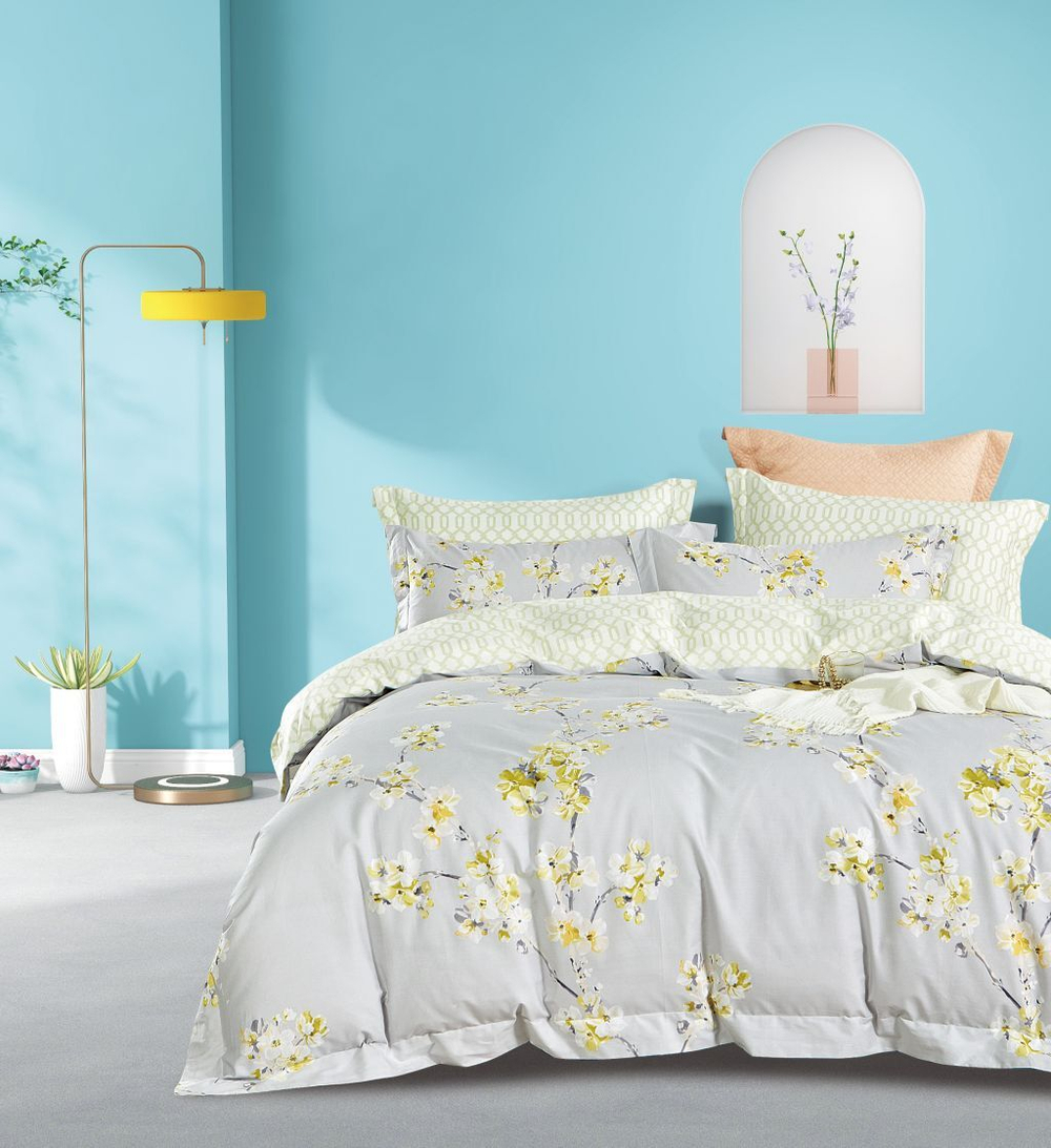 Постельное белье 2 спальное евро Asabella 1872-6