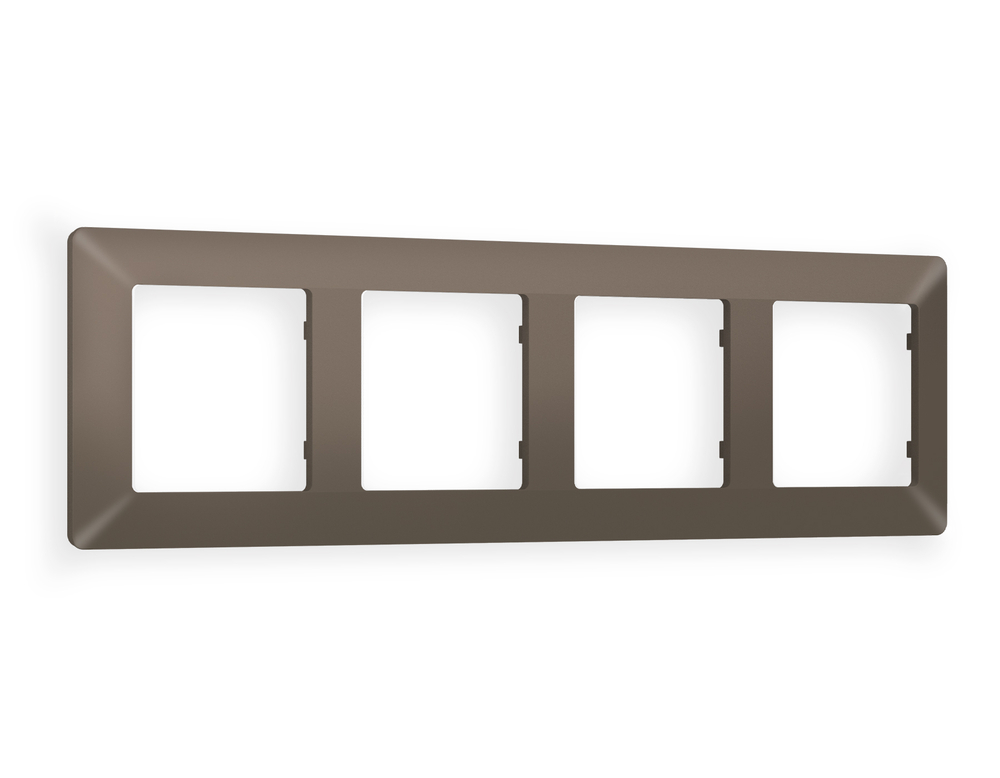 AF110634 Рамка ALFA Line (Темная бронза матовый) 4-ая