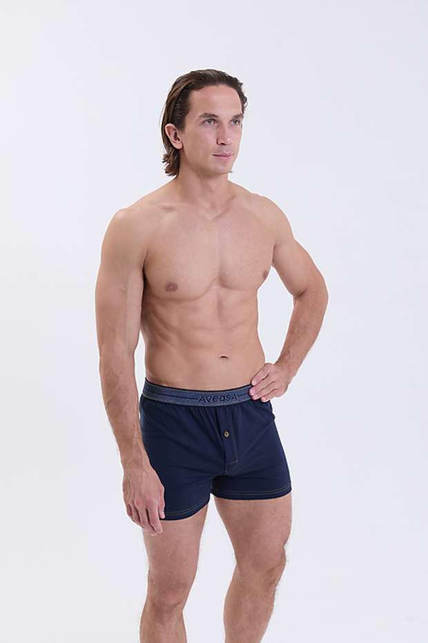 Трусы мужские боксеры темно-синий