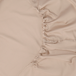 Простыня на резинке 180х200х30см Tkano Essential бежевая
