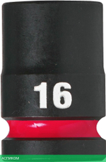 Головка ударная Milwaukee Shockwave 1/2" 16мм (4932480310)