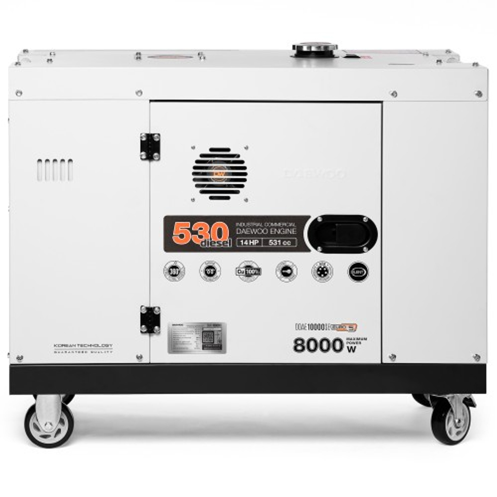 Дизельный генератор DAEWOO DDAE 10000SE в кожухе DDAE 10000SE (2024)