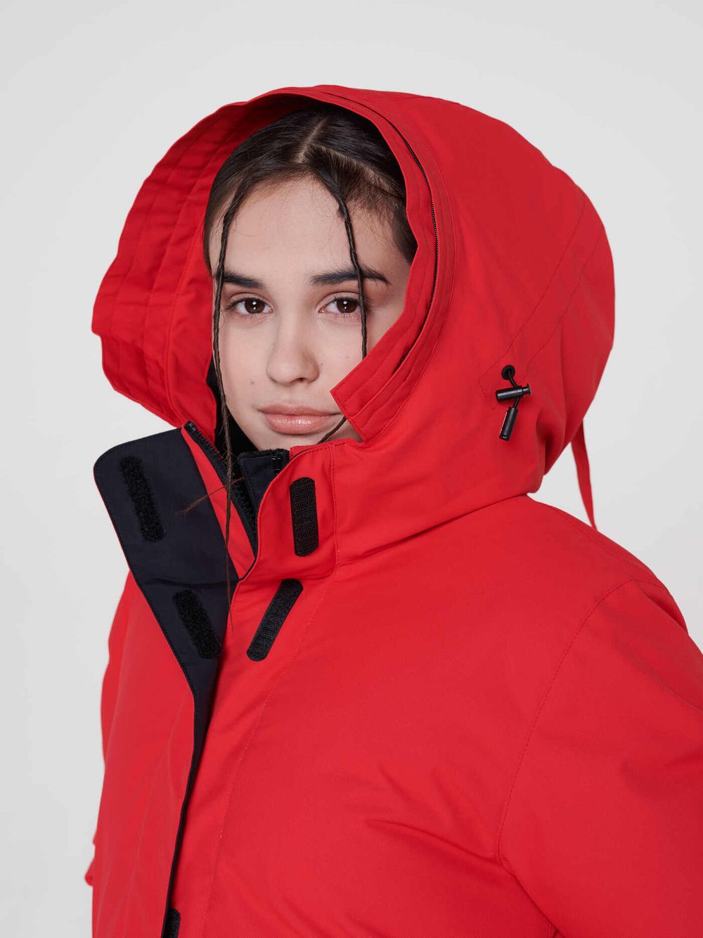 Куртка для девочки пуховая BASK juno LIATRIS красный