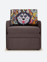 Кресло-кровать "Миник" с подлокотниками, купон Хаски