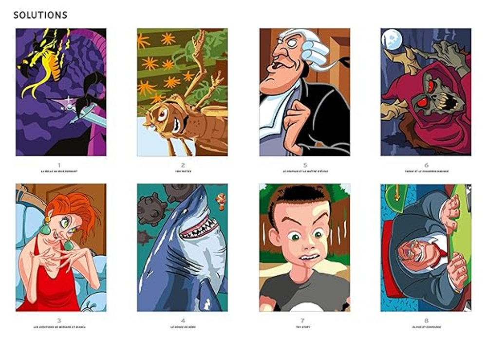 Раскраска по номерам Coloriages mysteres Disney - Тайные раскраски Disney: Лучшие мастера
