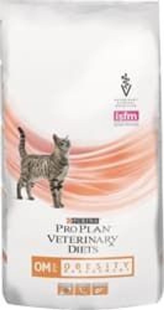 Purina Veterinary Diets 350г Диетический корм для кошек при ожирении Obesity Management OM