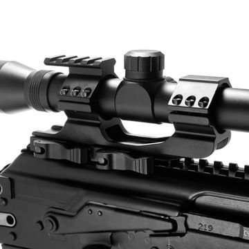 Кронштейн с выносом на Weaver/Picattiny быстросъемный 25/30 мм с дополнительными планками weaver/picatty