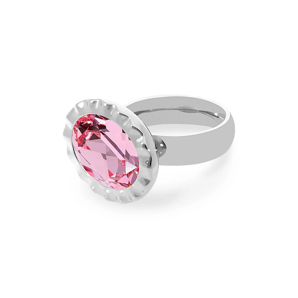 Кольцо Qudo TIVOLA UNICA big (S/P) Light rose 54 686638 размер 17,2