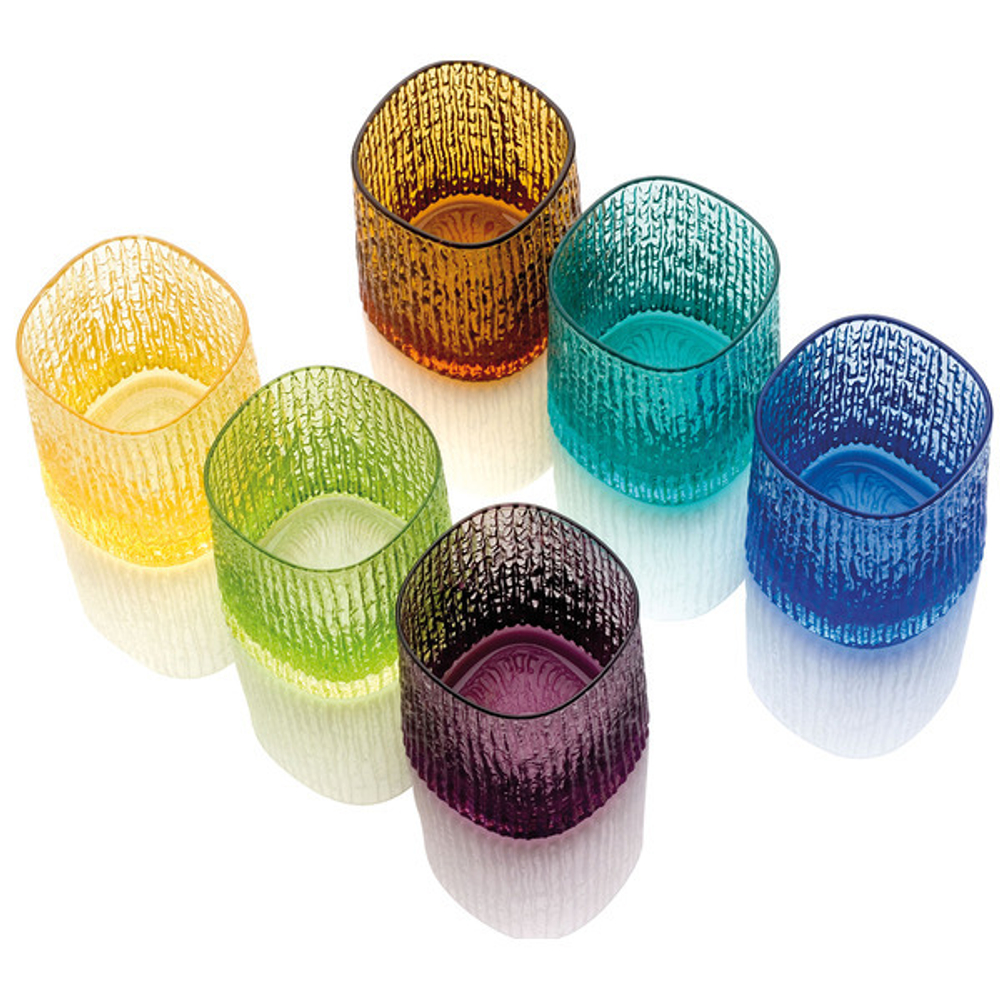 Набор стаканов для воды 6шт IVV Ниагара многоцветный подарочная коробка