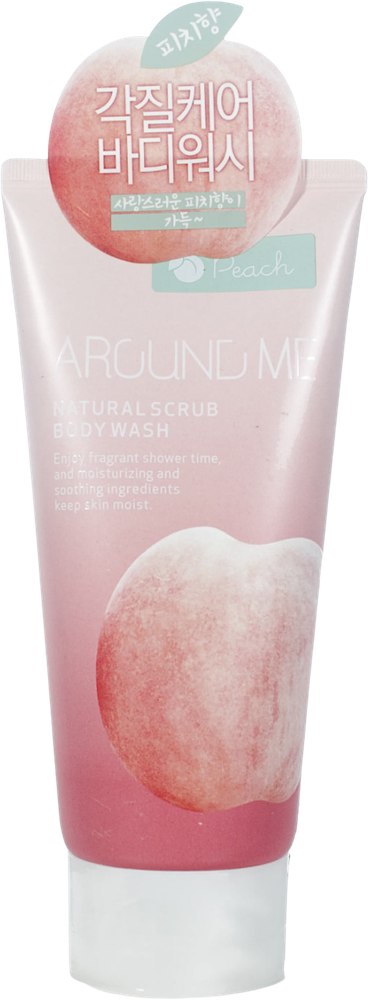 Welcos Around Me Peach Гель Around me Natural Scrub Body Wash