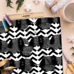 Ткань премиум шифон полосатый мир