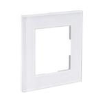 Рамка 1-постовая, стекло белый Kollinger Asthetik AS1WH