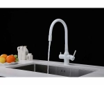 Смеситель для кухни Paulmark Salix Sa213419-WH белый матовый