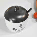 Сахарница "Basilic", цвет белый мрамор