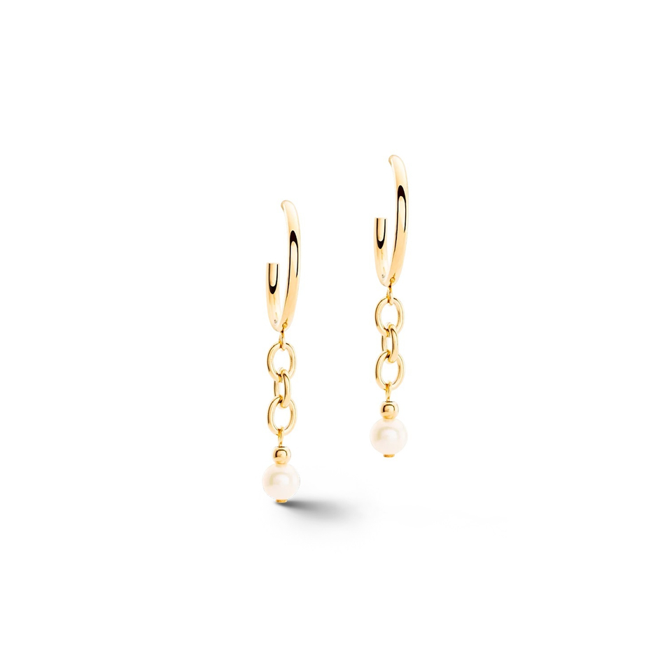 Серьги-пусеты Coeur de Lion White-Gold 1119/21-1416