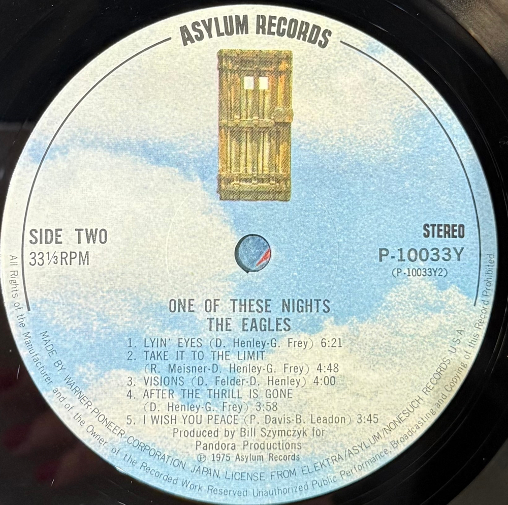 Виниловая пластинка Eagles ‎– One Of These Nights LP