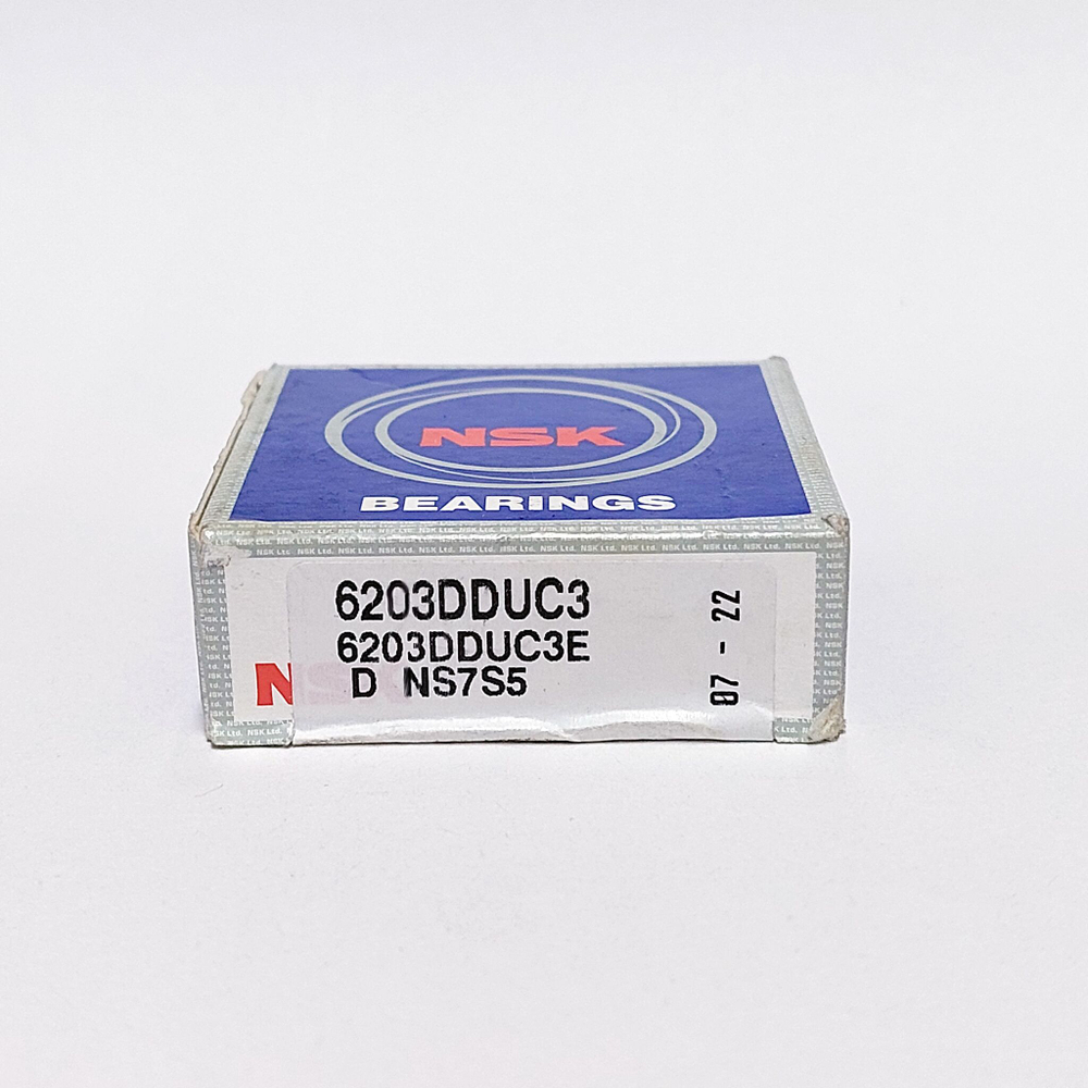 Подшипник NSK 6203DDUC3E 17х40х12 мм к-т 2 шт.