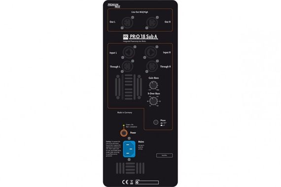 HK AUDIO PR:O 18 Sub A активный сабвуфер, 600Вт, динамик 18 дюймов